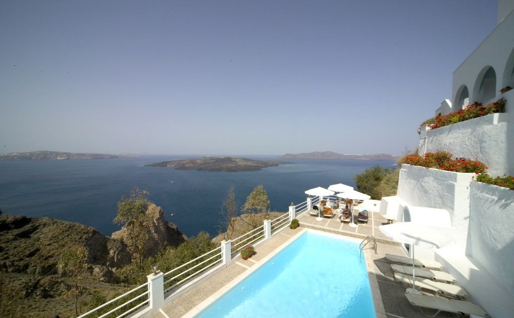 Tzekos Villas Фира Екстериор снимка